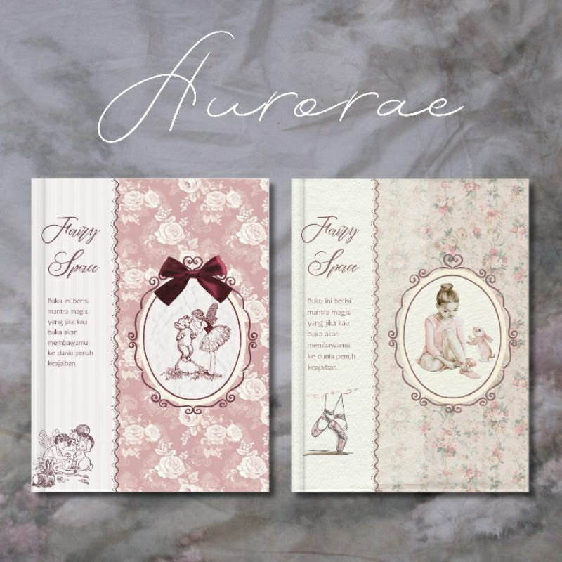 

Aurorae Journal Book/Note Book Coquette/Vintage Hard Cover (Free Custom)