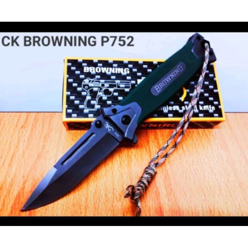 Pisau Lipat BROWNING 364 / Pisau Lipat CK BROWNING P752 / Pisau Berburu ORIGINAL Pisau