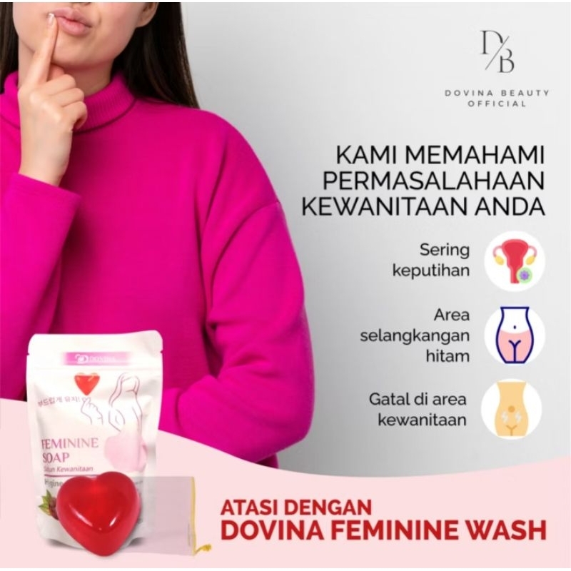 Dovina Feminine Hygine Soap / Sabun Miss V by Dovina
