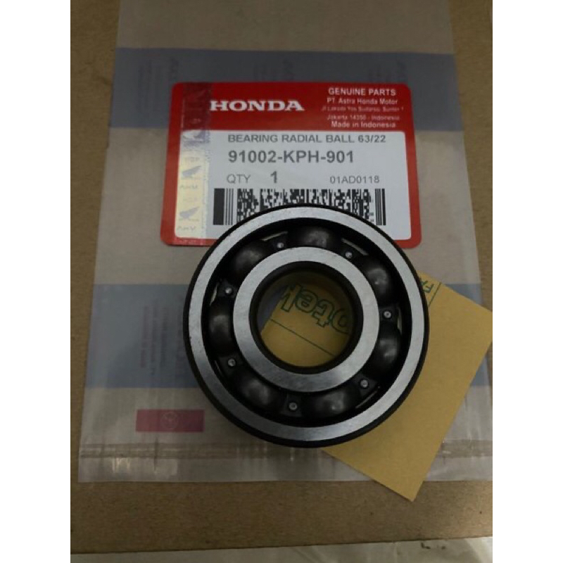 Bearing Lahar 63/22 Honda Krek Kruk As Bandul Karisma Supra X 125 Lama Asli Original