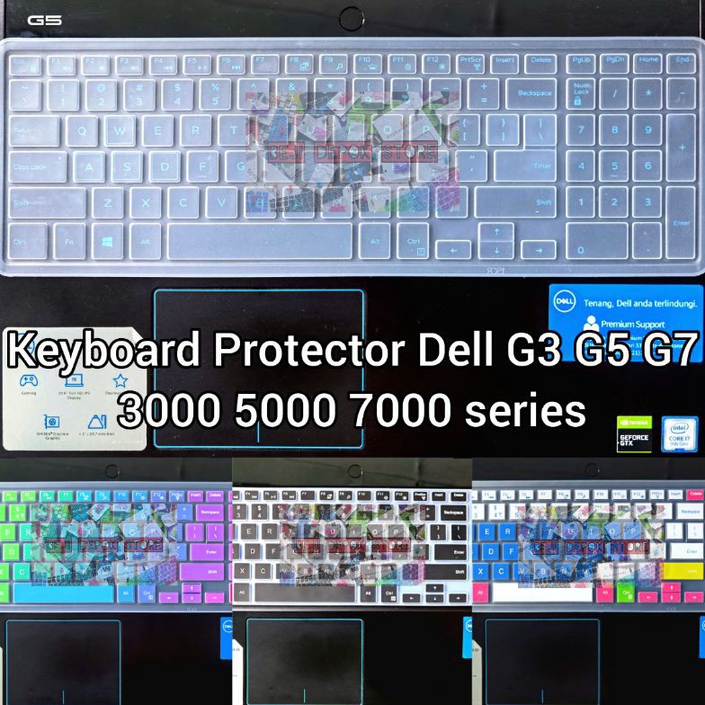 HEBOH Keyboard Protector Dell Gaming G3 G5 G7 3579 5567 7599 7567 7588 759