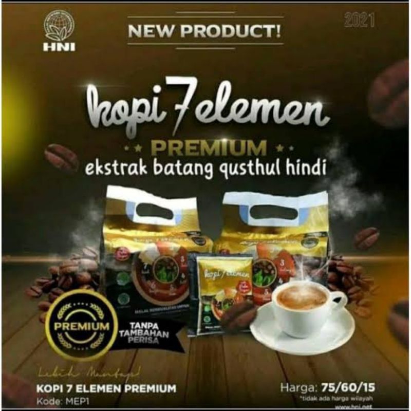 

Kopi 7 elemen premium / Kopi Herbal / Kopi Kesehatan