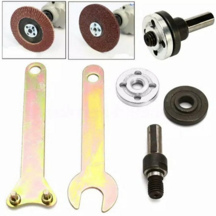 New Paket Konektor Sambungan As Dinamo 775 Ke Gerinda Adaptor Dinamo Buat Mesin Pompa Jadi Gerinda