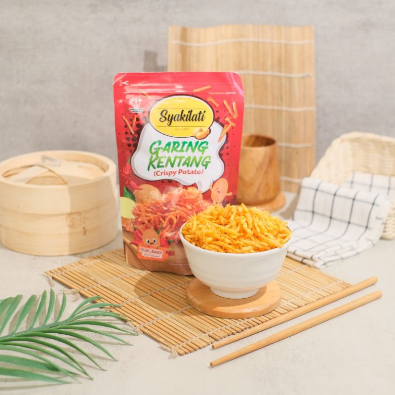 

Syakilati Kentang renyah rasa Pedas Balado 85g