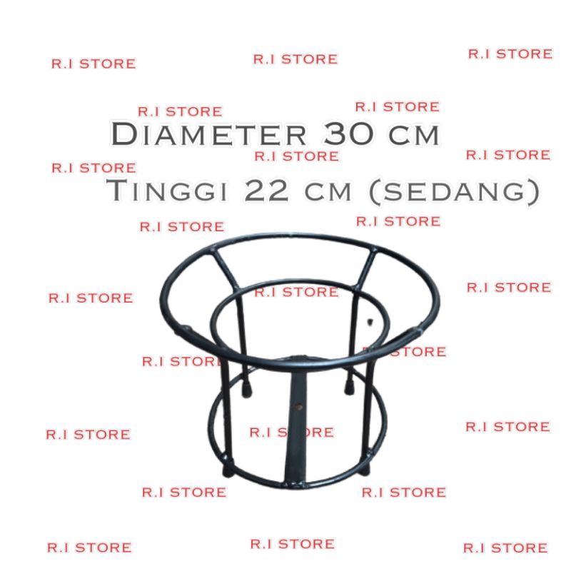 Kerangka besi kompor mie ayam