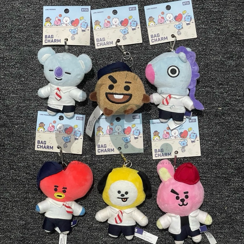 READY BT21 BAG CHARM AFTER TO SCHOOL KODE G8E7