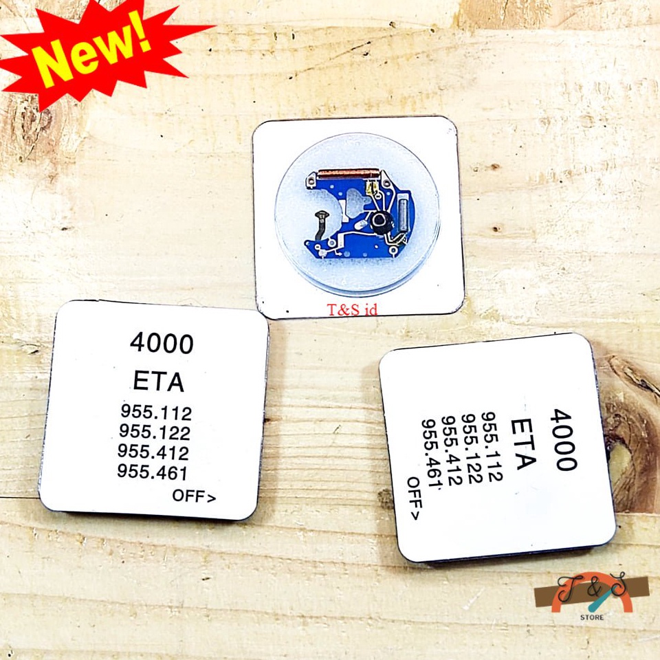 KODE X3P IC MESIN JAM ETA 4 IC JAM SWISS ETA 955112122412461 BIRU