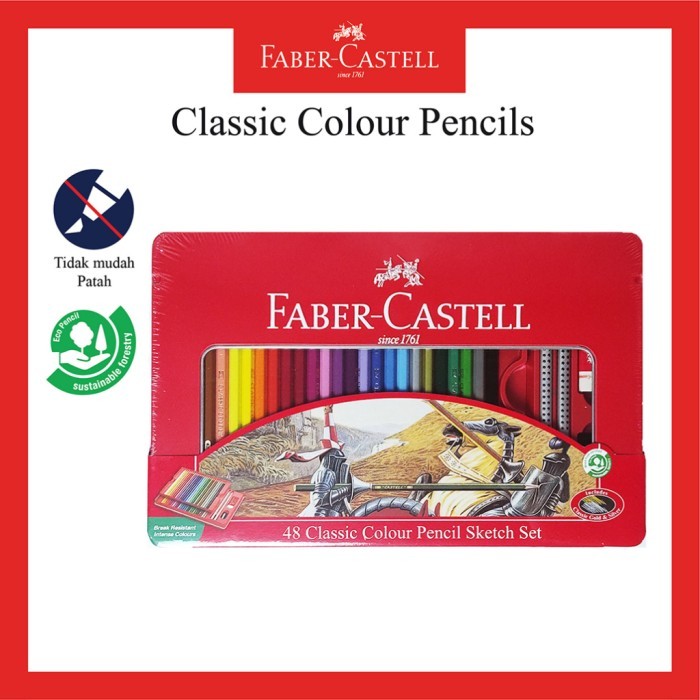 

TBMO CLASSIC COLOUR PENCIL 48 TINCASE FABER CASTEL 115849