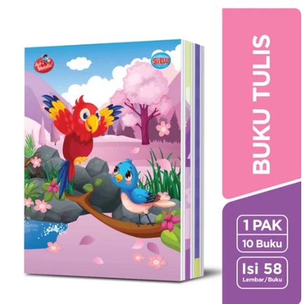 

DAHSYAT SiDU Buku Tulis 58 Lembar Kertas putih tebal 1 buku 1 pack