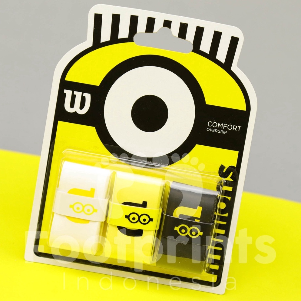 KODE E19L Wilson Minions Pro Comfort Overgrip Tennis Grip Raket Tenis Original