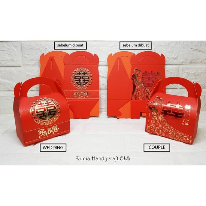 

TERDAHSYAT KOTAK HANTARAN WEDDING Gift Box Cantik Pernikahan Souvenir Tunangan