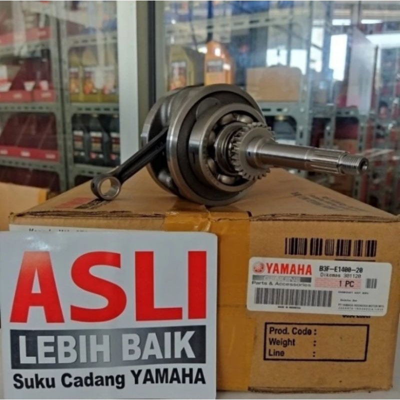 Krukas Set Crankshaft Assy Original Genuine Yamaha Lexi / B3F-E1400-20