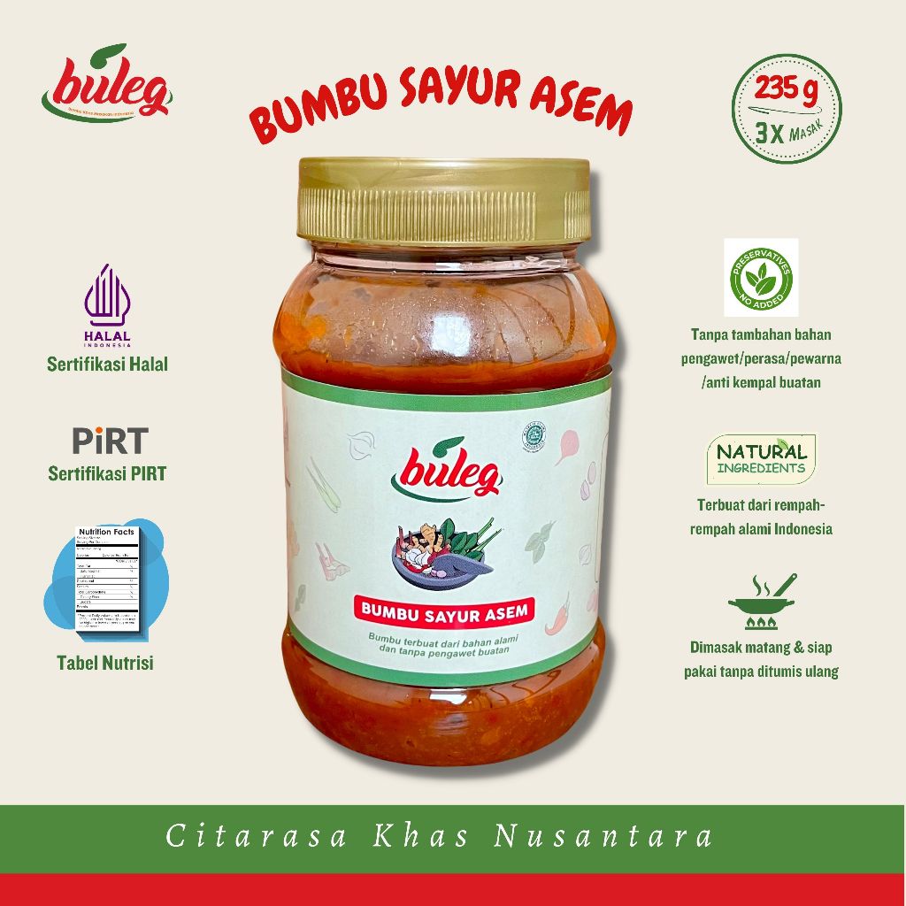 

Buleg Bumbu Sayur Asem - Botol 235 g