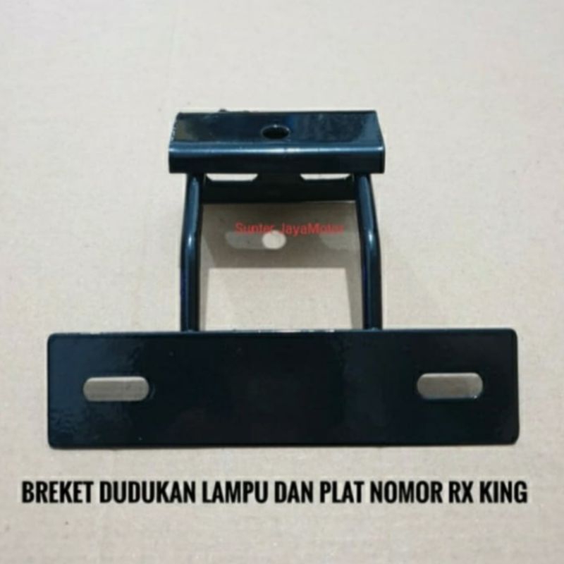 Breket dudukan plat nomor RX king.