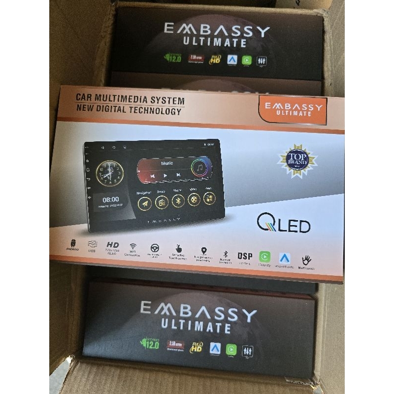 Head Unit Android 9" Embassy 2/64GB, OS12