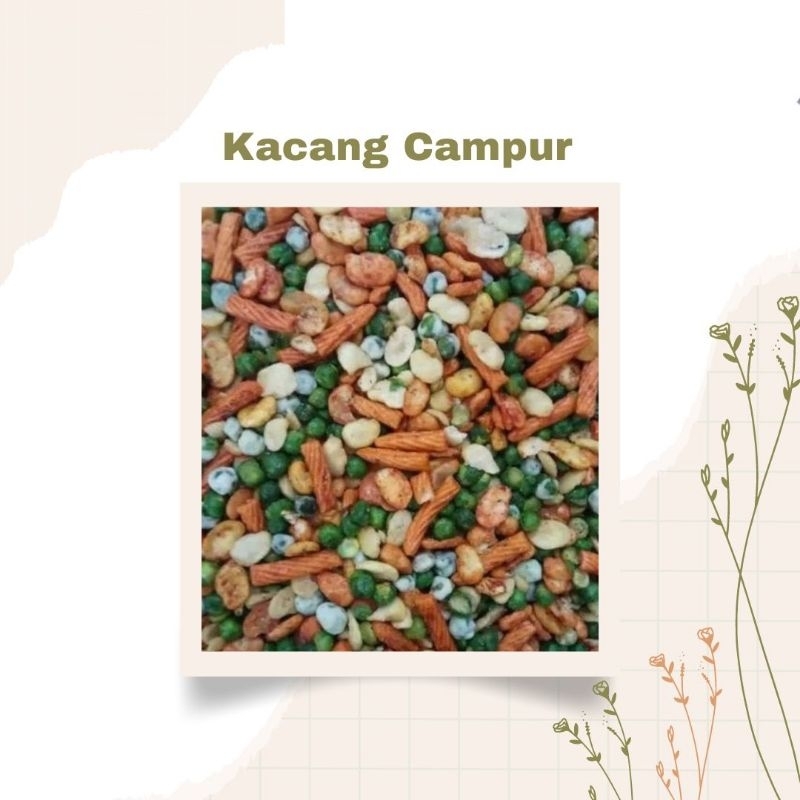 

KACANG CAMPUR /CEMILAN MURAH 250 GR