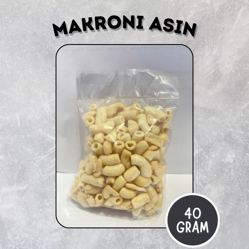 

[CAMILAN SERBA 2.000] Makroni Asin Kemasan 40 Gram
