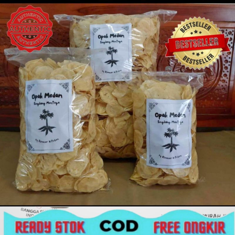 

TERMURAH OPPAK SINGKONG SUPER RASA BAWANG GRADE A BERAT (1KG)OPPAK SINGKONG METEGA