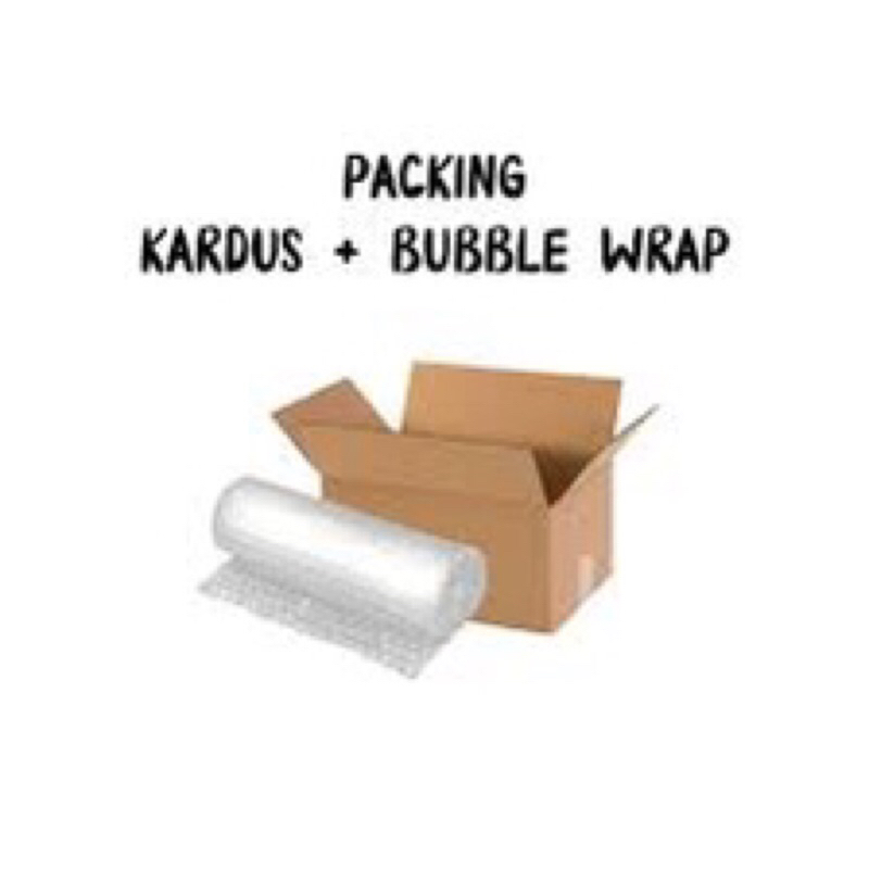 

extrapacking untuk pesanan banyak/menjaga keamanan produk