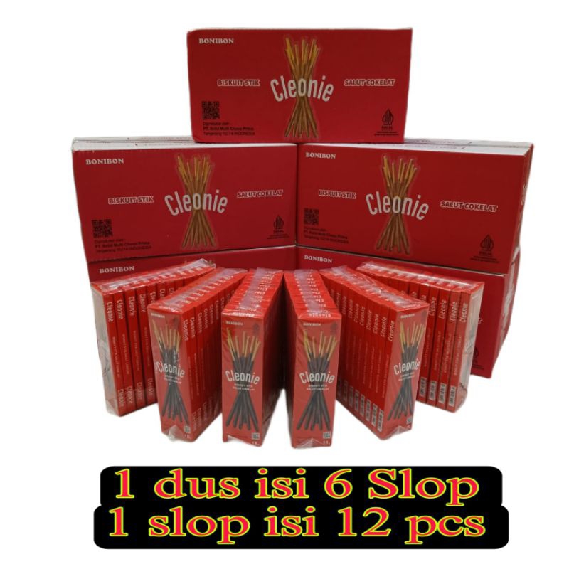 

CLEONIE Biskuit Stik Salut Coklat 1 dus