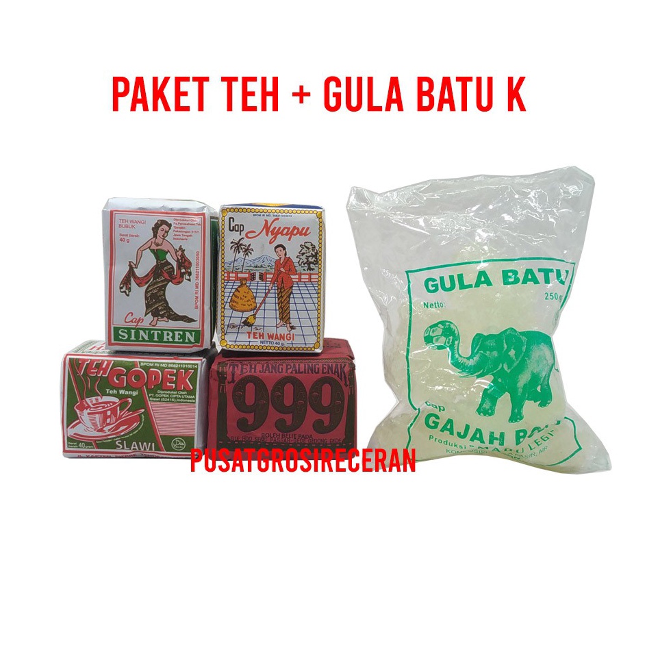 

SERU Paket Teh Gula Batu Teh Tubruk Ekonomis