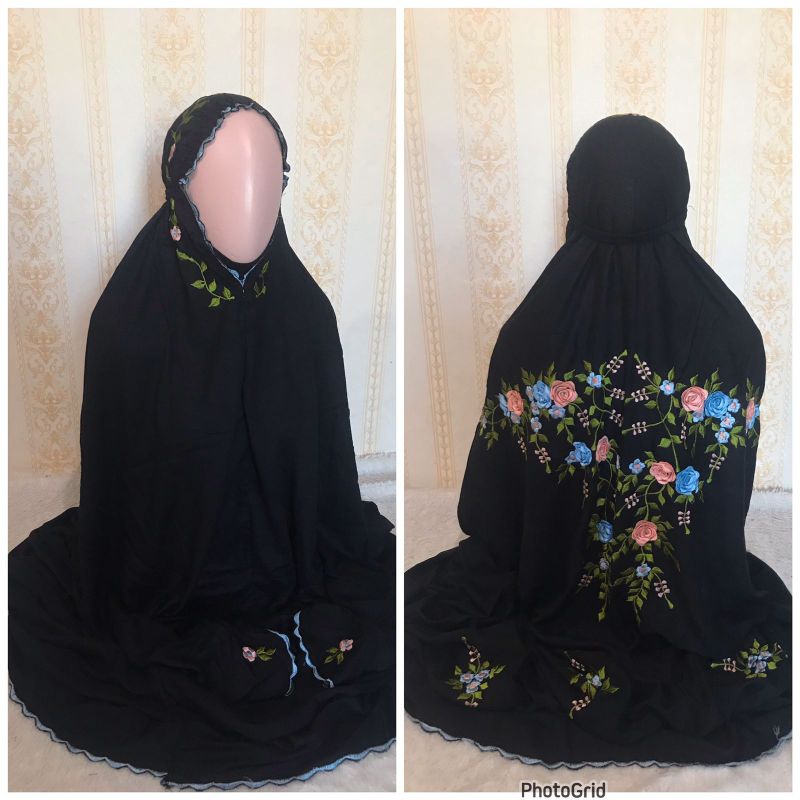 Mukena Terusan Rayon Bordir