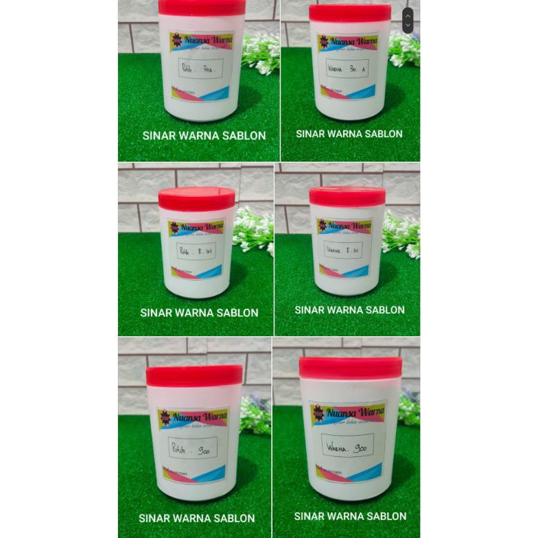 

Pasta Sablon RUBBER putih dan warna 1kg i A5X7