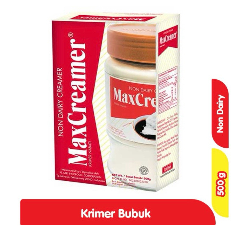 

Max Creamer Box 500gr