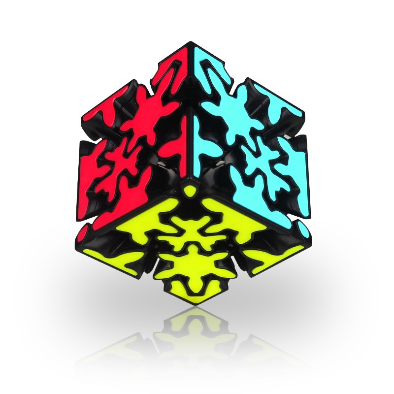 Rubik Crazy Gear Cube QIYI Black Base