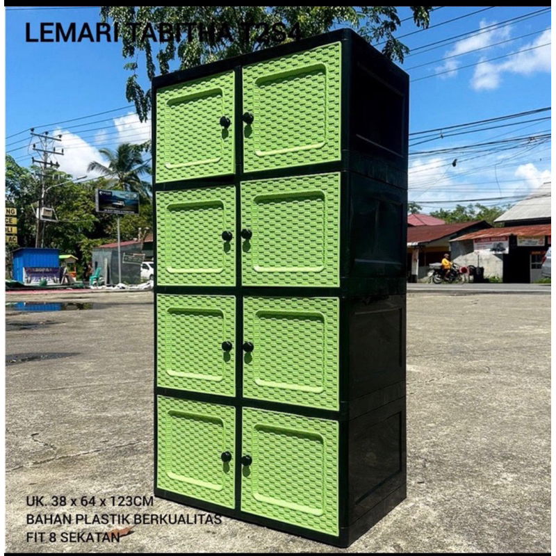 LEMARI CLIKS TABITHA SUSUN 4 pintu 8 T2S4