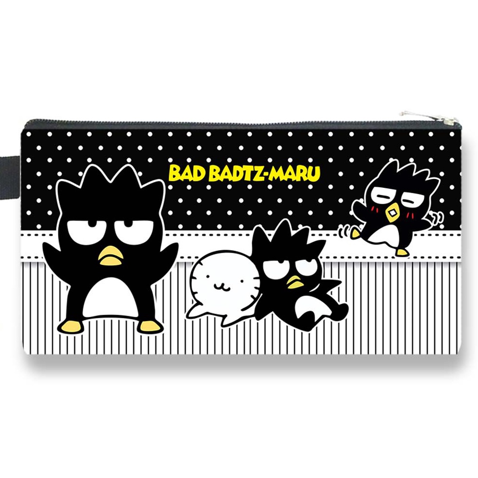 

BOMBASTIS Mini Case Bad Badtz Maru Hitam Organizer Pencil Case Tempat Pensil Travelling Organizer