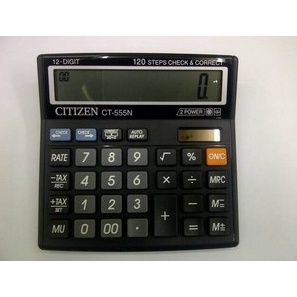

SERENTAK Citizen CT555N Kalkulator Meja