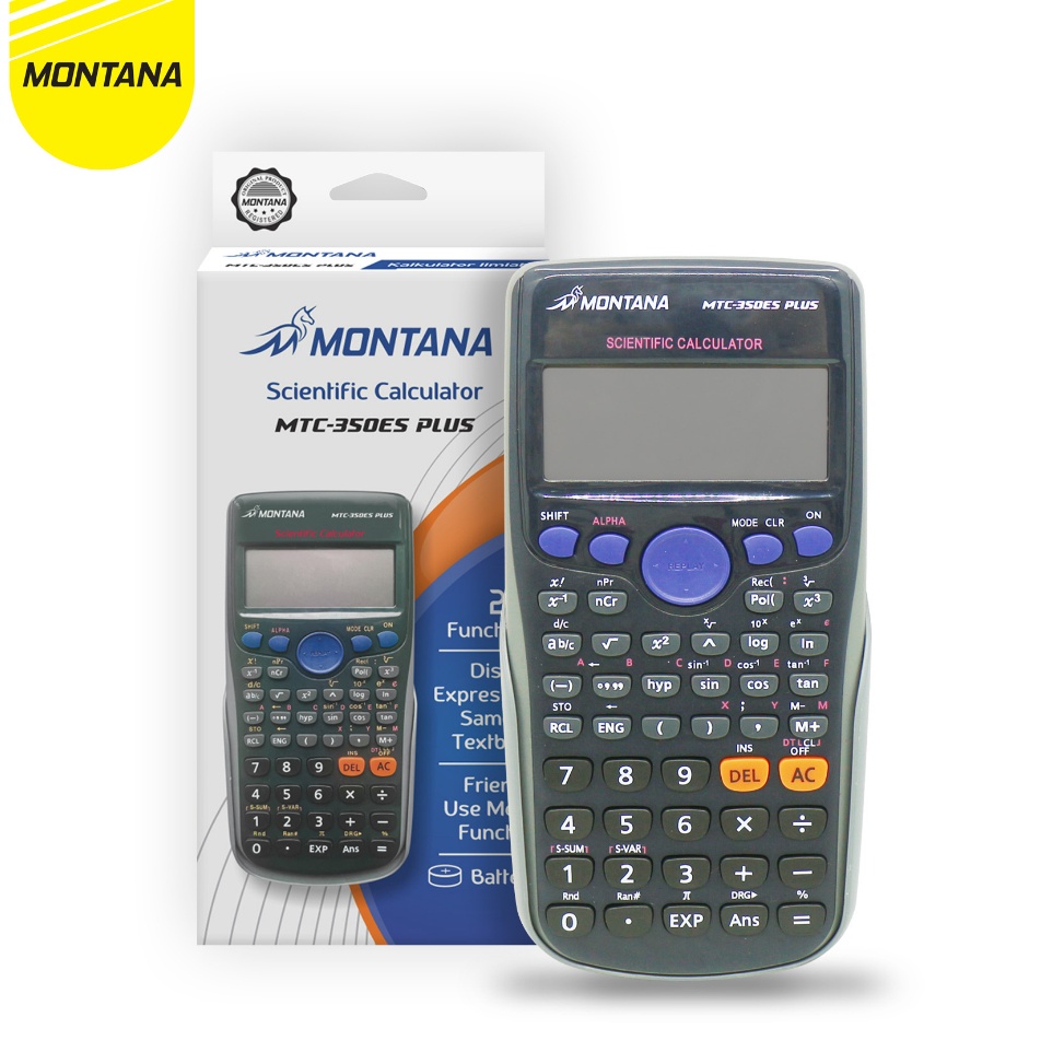 

MurahMurahATK Calculator Kalkulator MTC35ES Scientific 252 Functions p U5M6