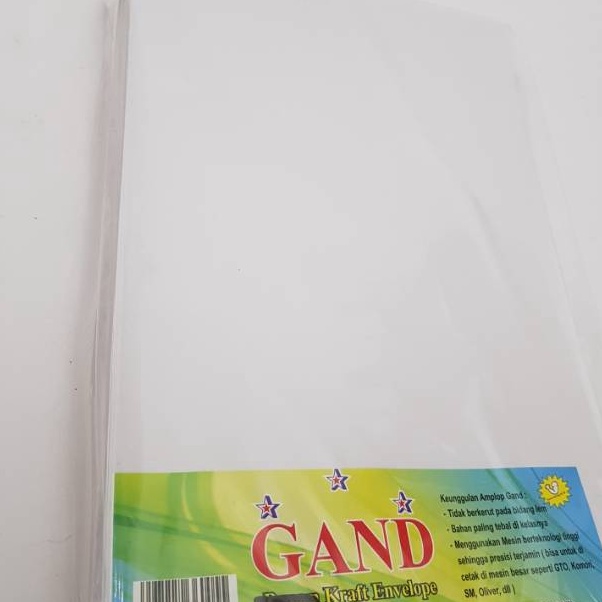 

GAND AMPLOP HVS PUTIH FOLIO F4 DGN SEAL p P3A2