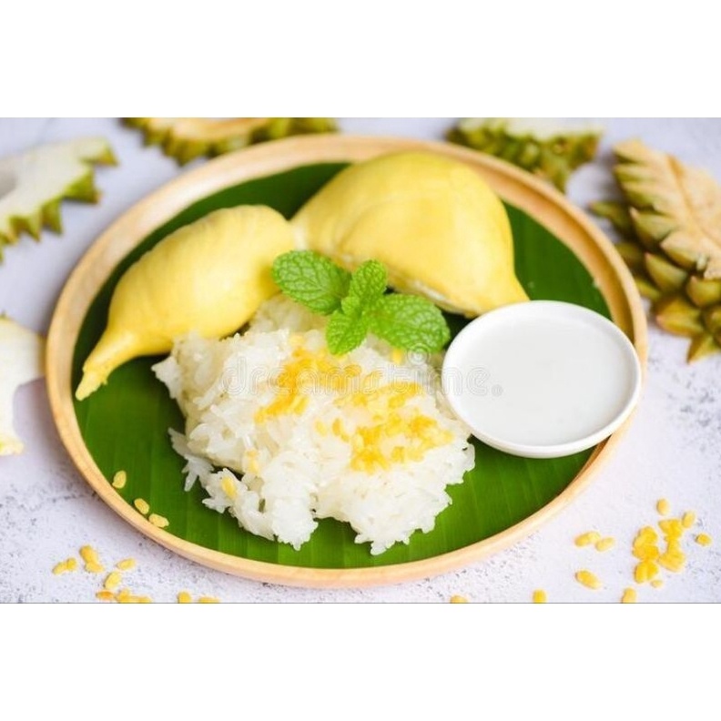 

SERENTAK KERIPIK DURIAN DAN MANGGA STICKY RICE CHIPS THAILAND FREEZE DRIED