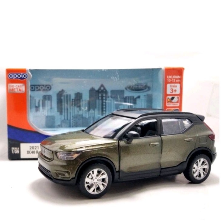 Apolo msz Diecast Volvo XC40 Recharge dark green