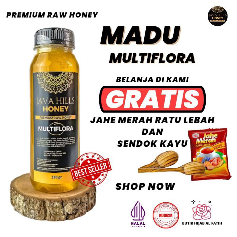 

JAVAhills honey multrifora madu hutan murni 330gr mumtaz menjaga imunitas