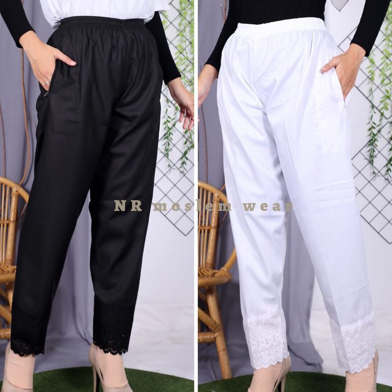 CELANA UMROH HAJI WANITA BERKANTONG ,PAKAIAN HAJI WANITA , CELANA DALAMAN GAMIS ,PERLENGKAPAN HAJI