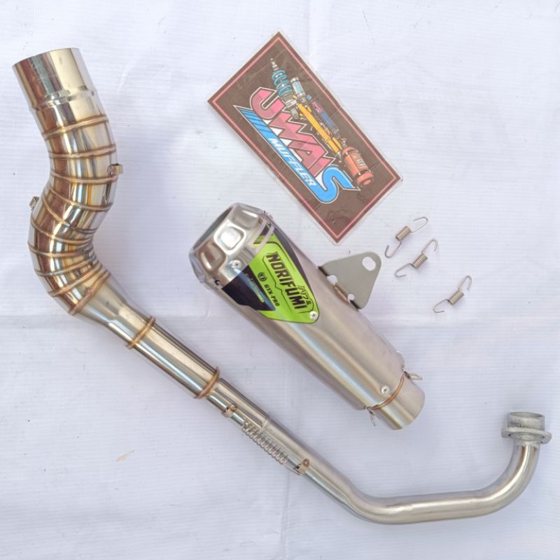 knalpot racing Ekzos lc135 FZ150I BELANG R Y15 Y15ZR