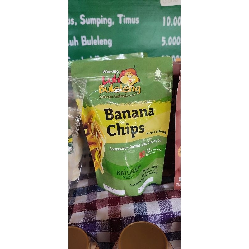 

Banana Chips/Kripik Pisang tanpa MSG, Pewarna dan Pemanis Buatan