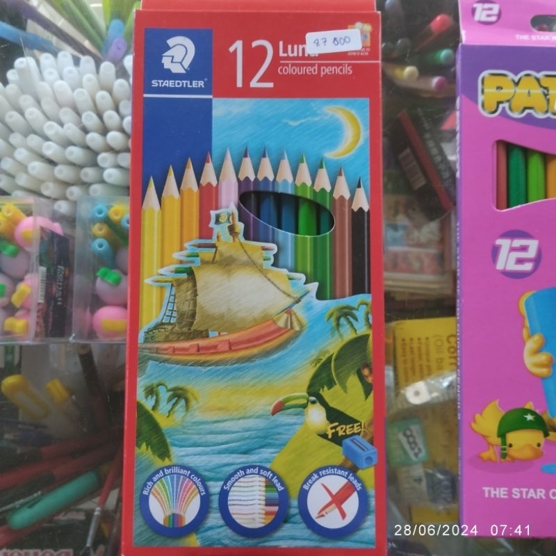 

PENSIL WARNA STAEDTLER LUNA WATERCOLOUR 12 WARNA