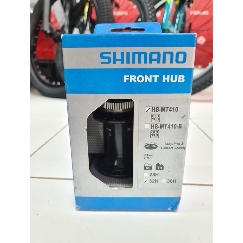 FRONT FREEHUB / HUB SHIMANO DEORE MT410 32H Center Lock 100mm Thru Axle Original