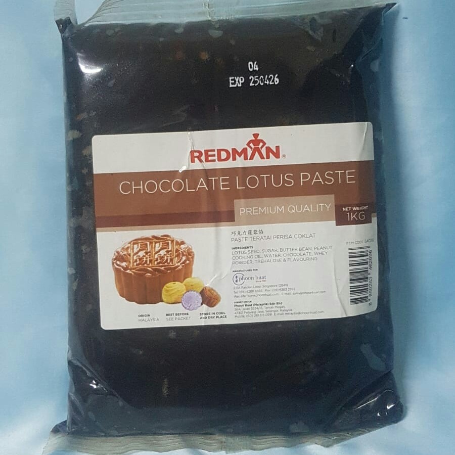 Redman Mooncake Filling / Isian Kue Bulan - Chocolate 1kg