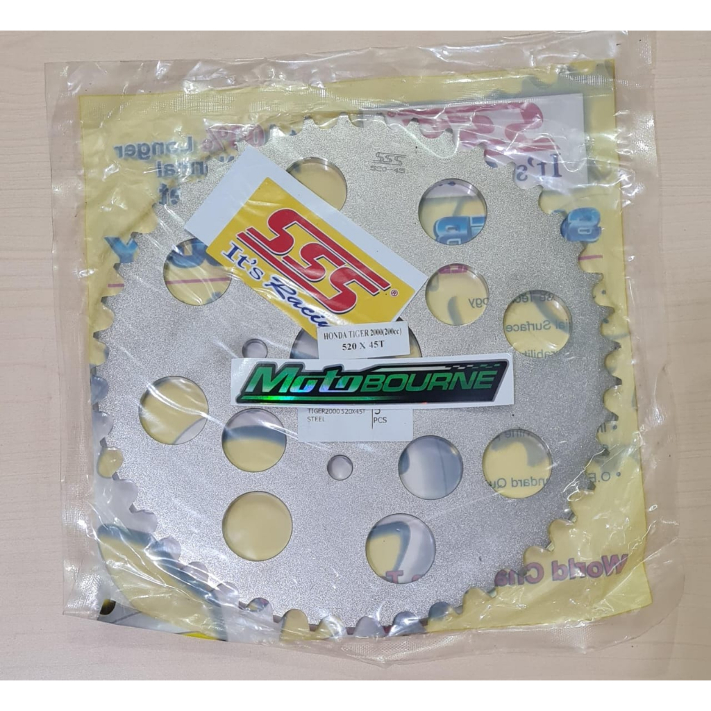 Gear SSS Belakang HONDA TIGER REVO LAMA 520 Size 42 43 44 45 46