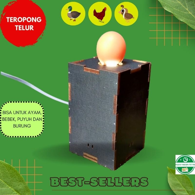 Teropong Telur untuk Ayam Bebek Puyuh