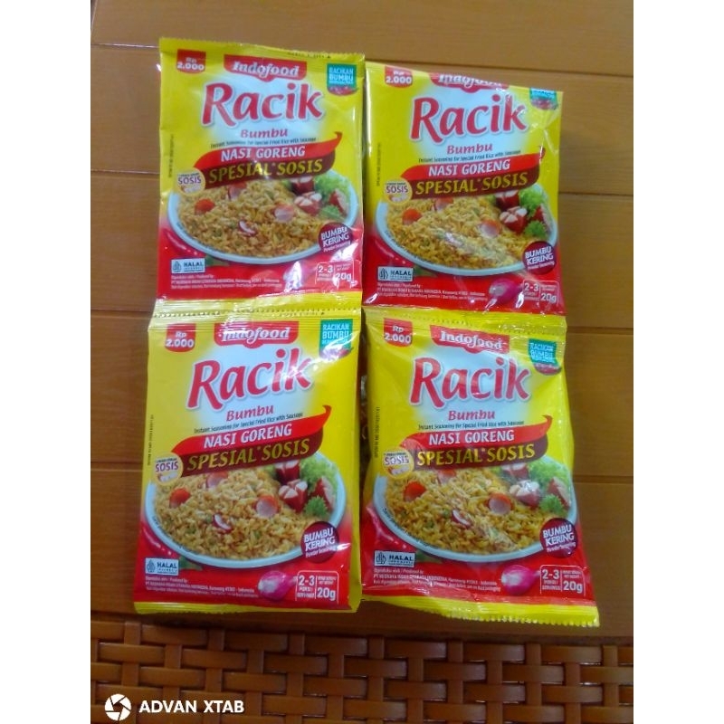 

Racik Indofood Nasi Goreng Spesial Sosis per 1 pc