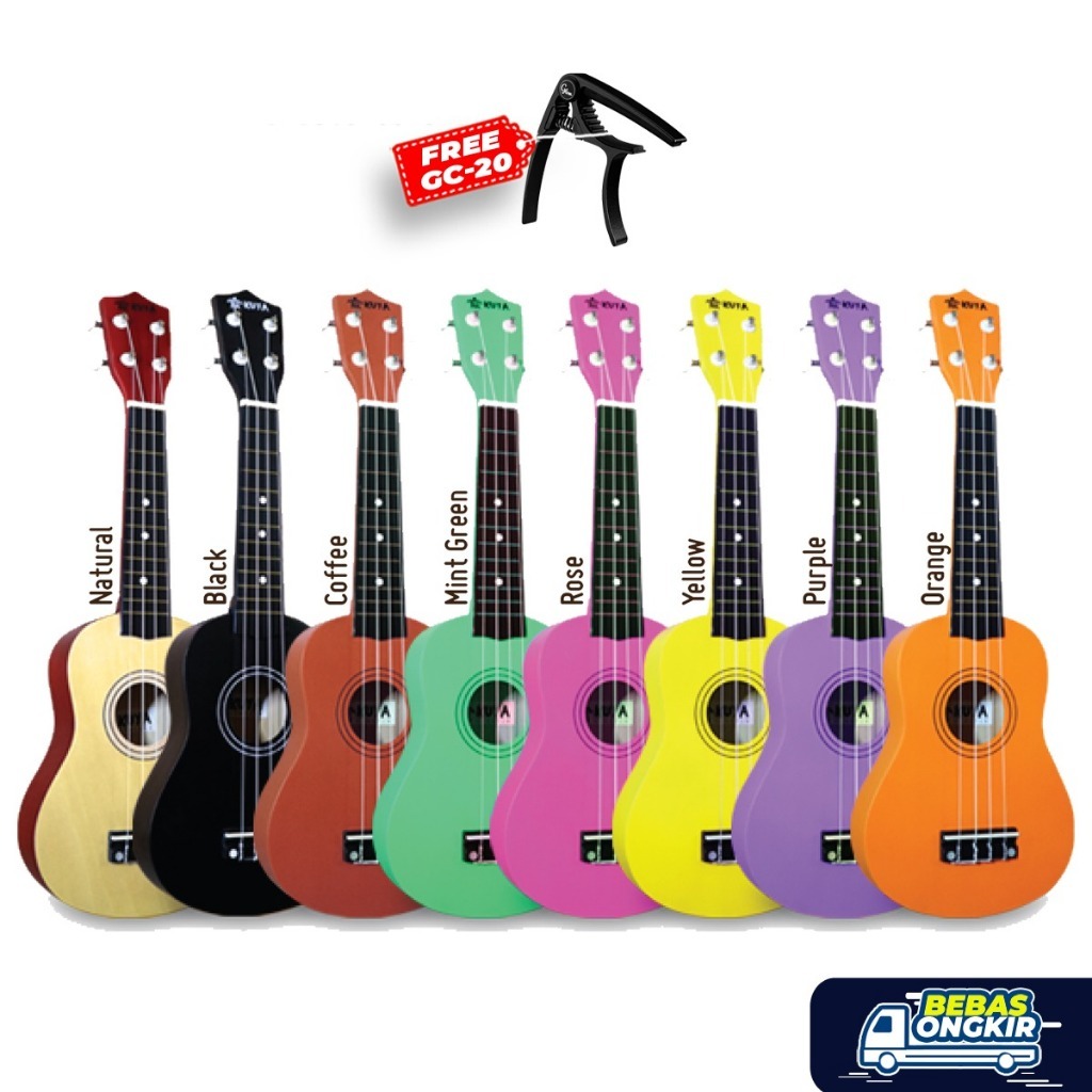 GITAR UKULELE KUYA UK-105 COLORFUL STYLE