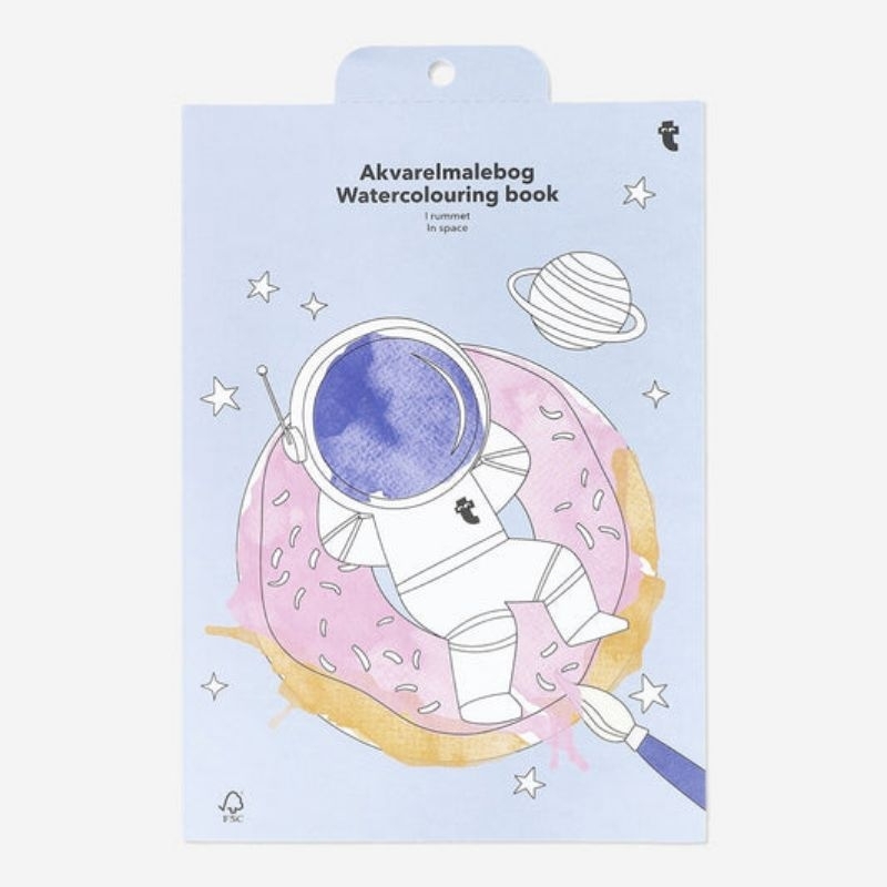 

FLYING TIGER FTC WATER COLORING BOOK BUKU MEWARNAI 17 x 24 CM SPACE