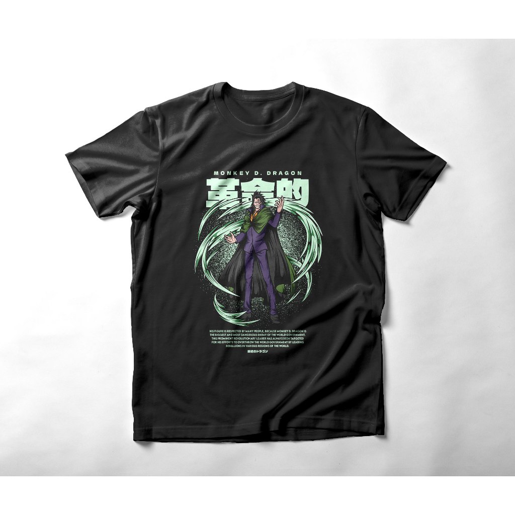 KAOS ANIME MOTIF KEREN | ONE PIECE MONKEY D. DRAGON