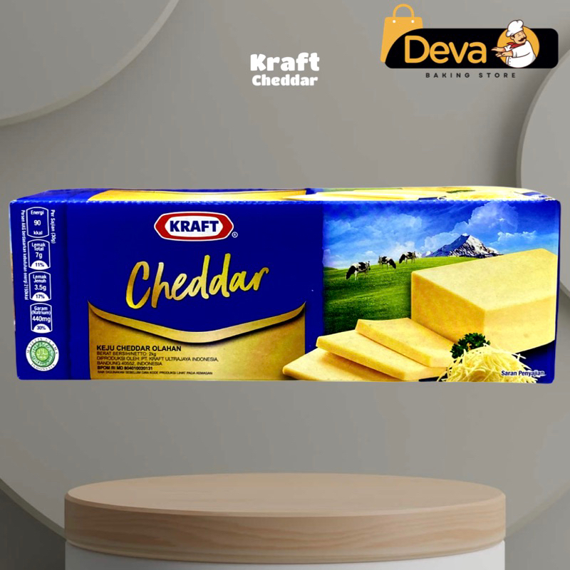 

Kraft Cheddar - Kraft Keju Cheddar 2kg